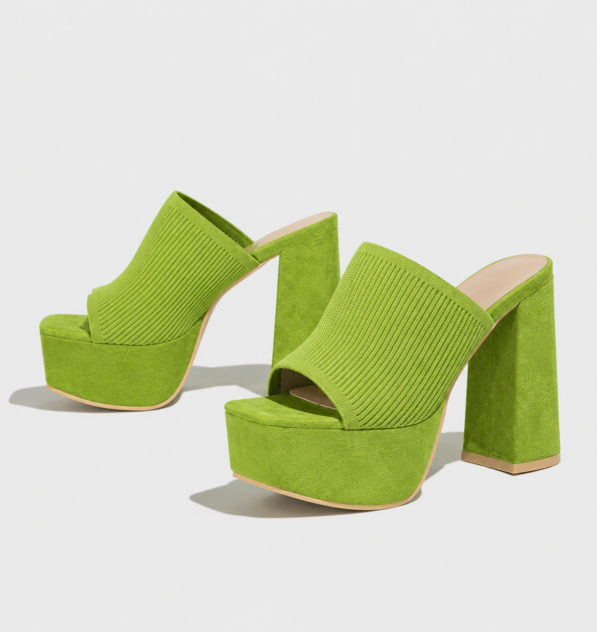 Anna-Berg | Feminine Platform Sandals with Graceful Drape