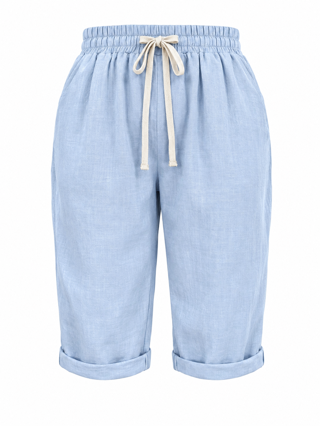 Anna-Berg | Feminine Relaxed Capri Pants with a Flattering Silhouette