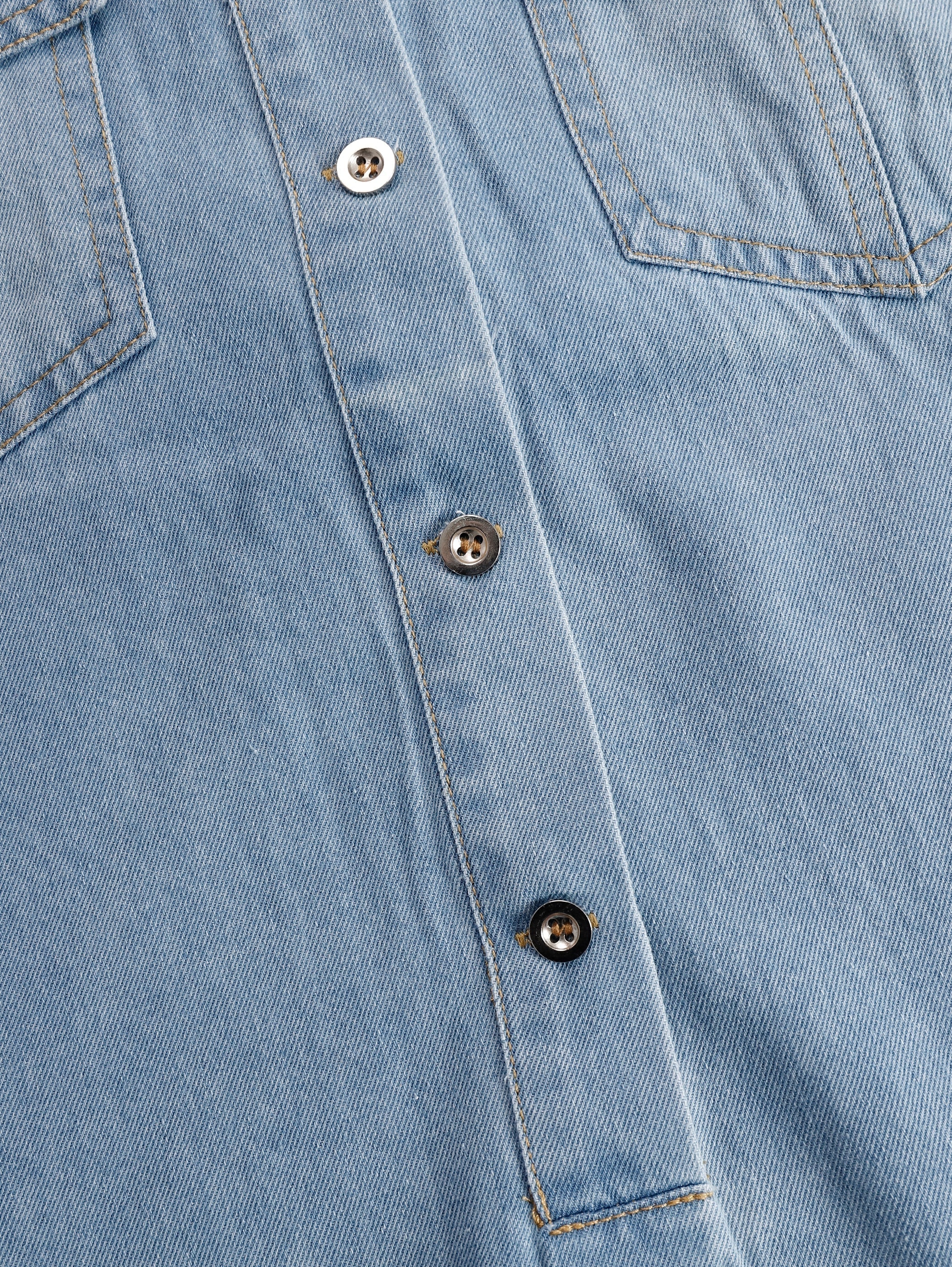 Anna-Berg | Denim Tassel Casual Dress