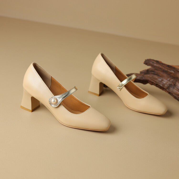 Anna-Berg | Block Heel Mules