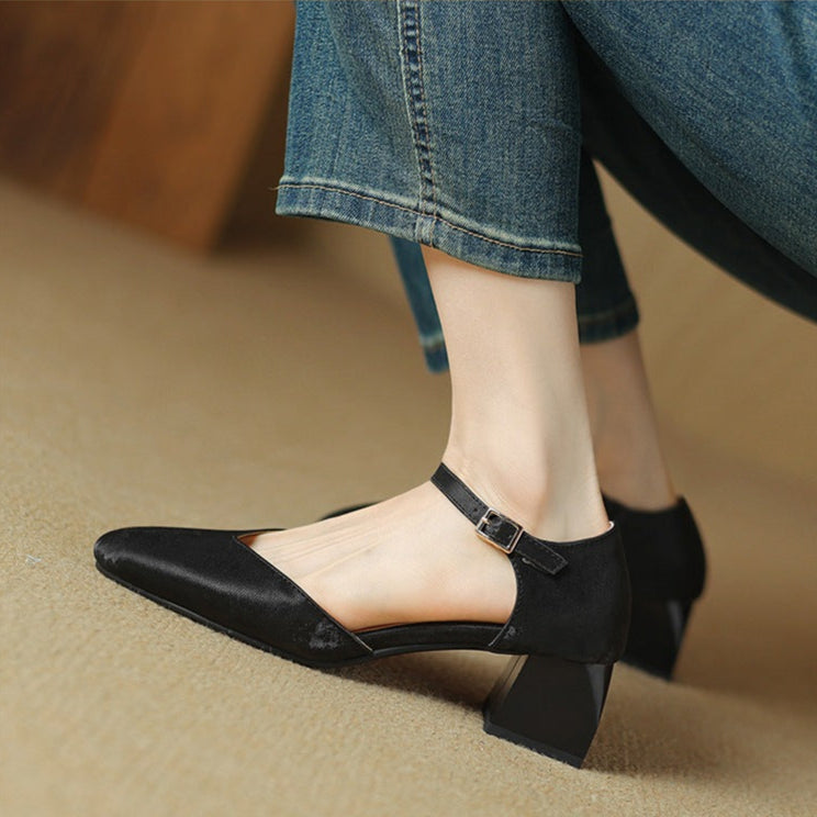 Anna-Berg | Block Heel Mules