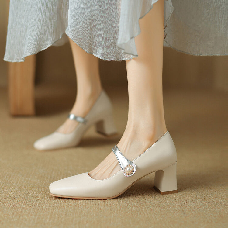 Anna-Berg | Block Heel Mules