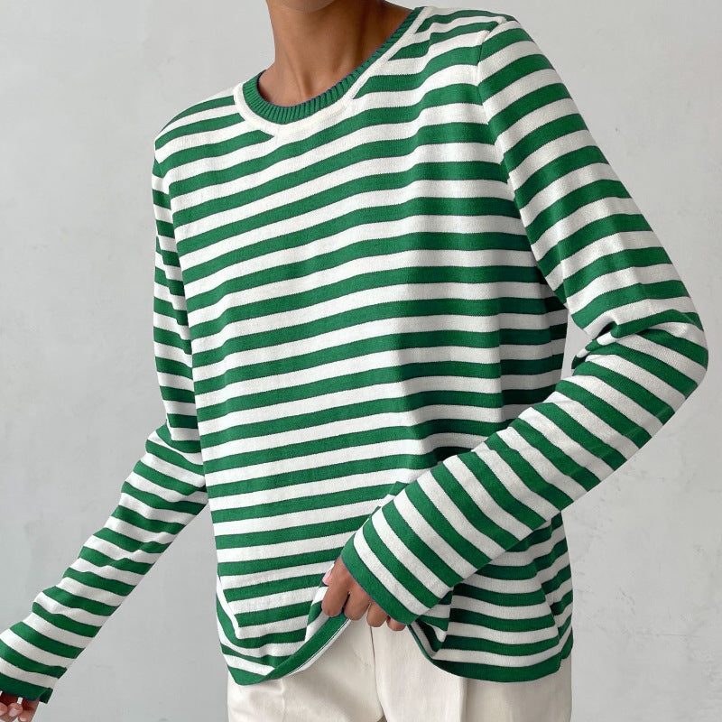 Anna-Berg | Striped Long-Sleeve Shirt