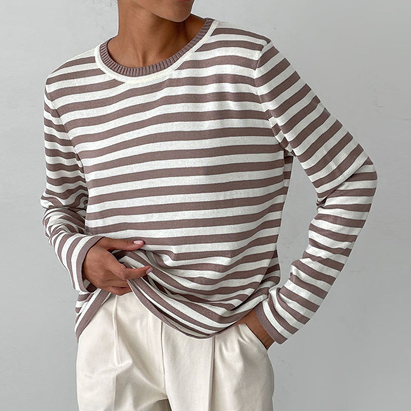 Anna-Berg | Striped Long-Sleeve Shirt