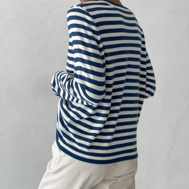 Anna-Berg | Striped Long-Sleeve Shirt