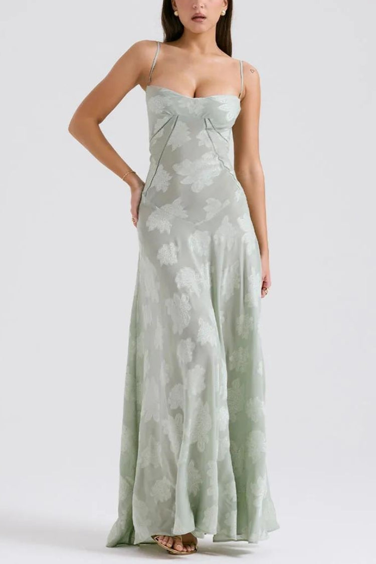Anna-Berg | Floral Lace-Up Dress