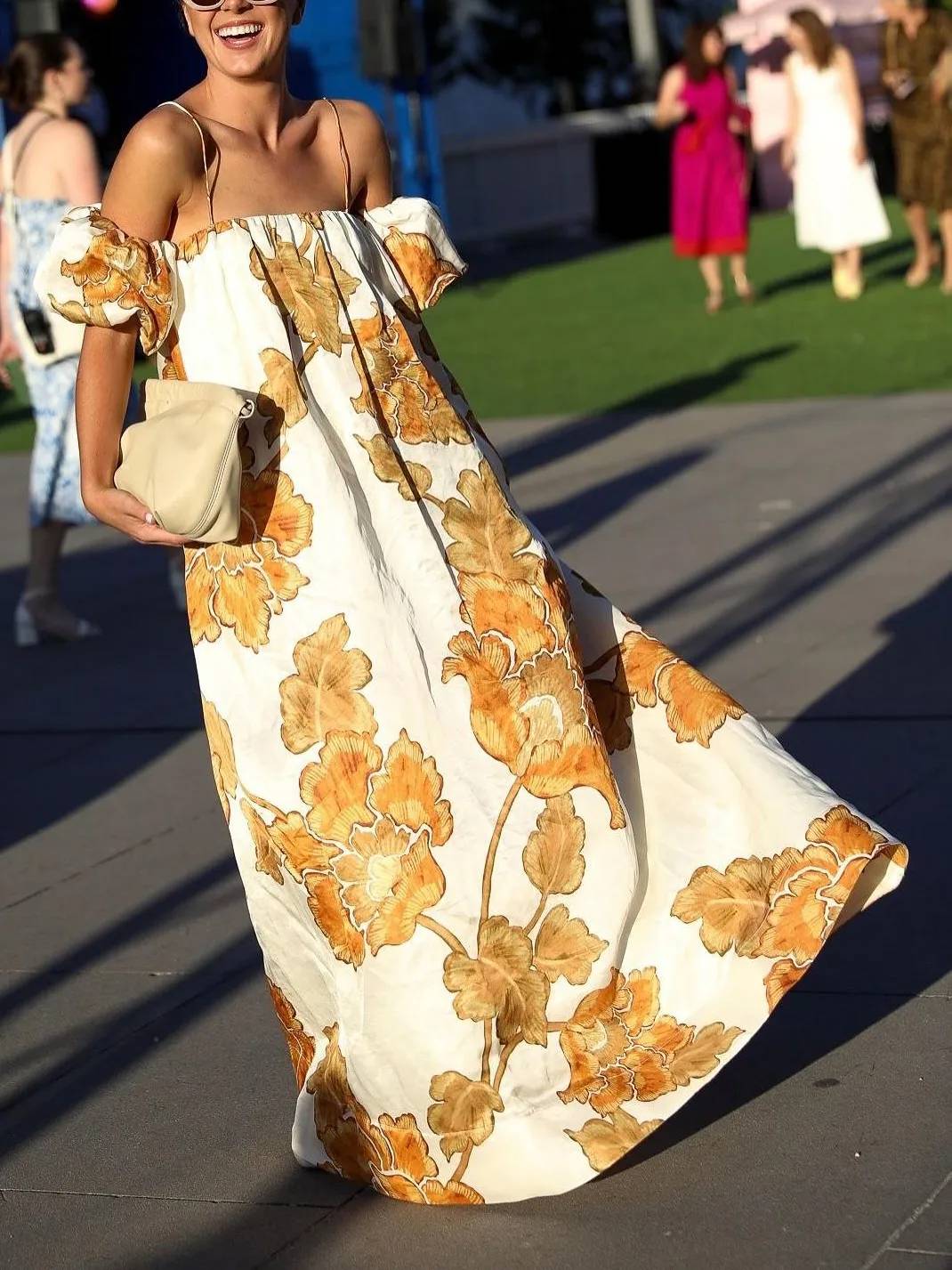 Anna-Berg | Floral Print Sling Dress