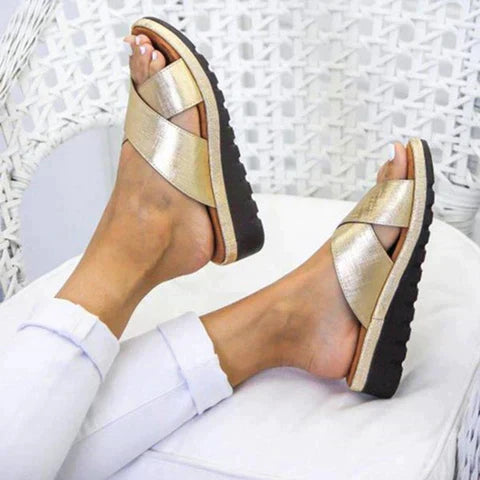 Anna-Berg | Flowing Orthopedic Adjustable Sandals with a Timeless Finish