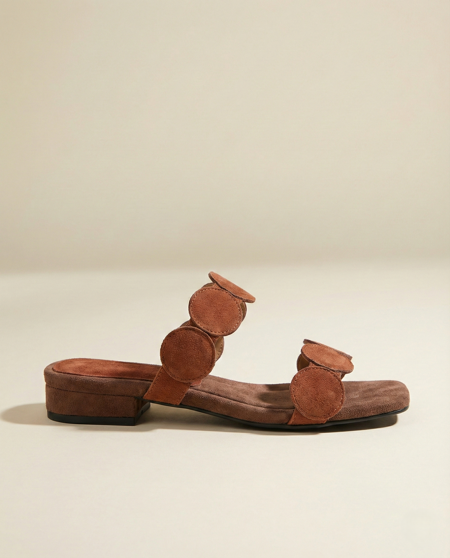 Anna-Berg | Black Croc-Embossed Pointed-Toe Leather Mules