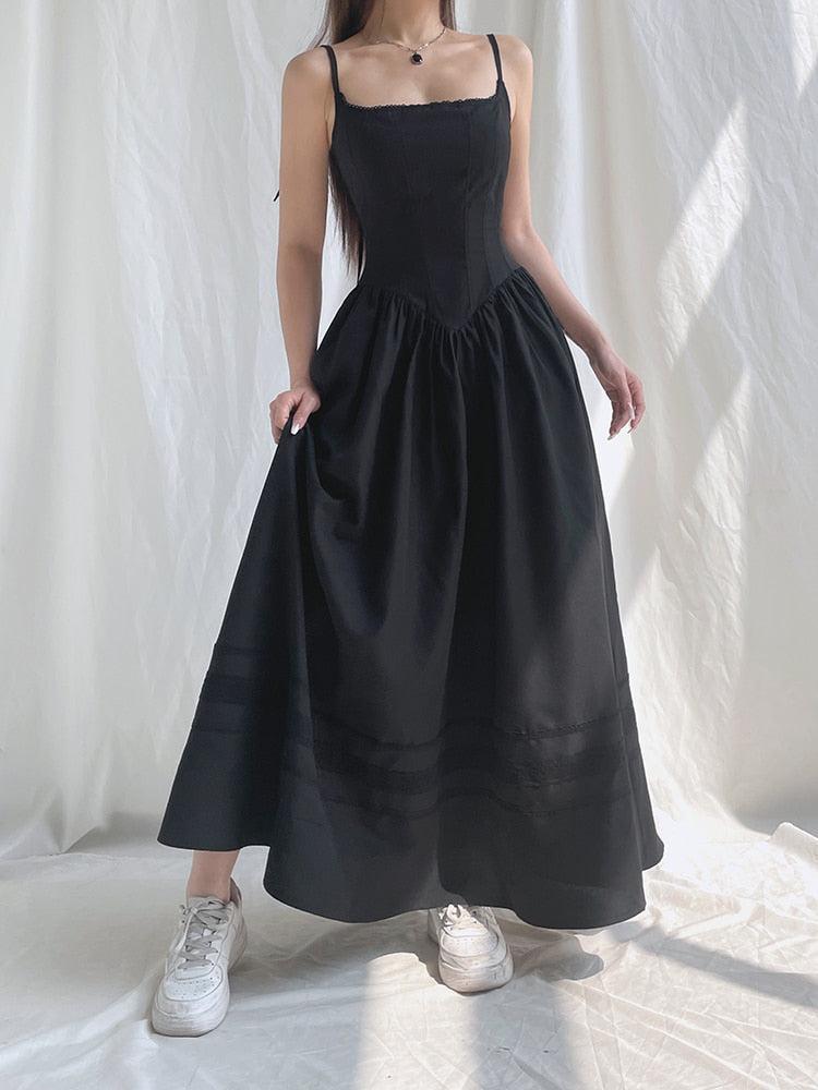 Anna-Berg | Goth Strap Dress