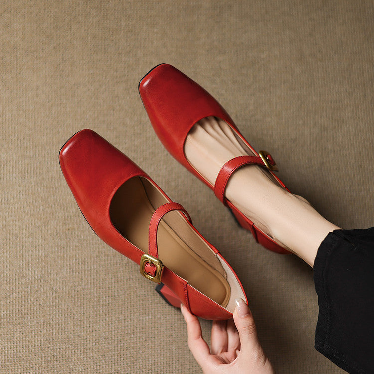 Anna-Berg | Genuine Leather Heels