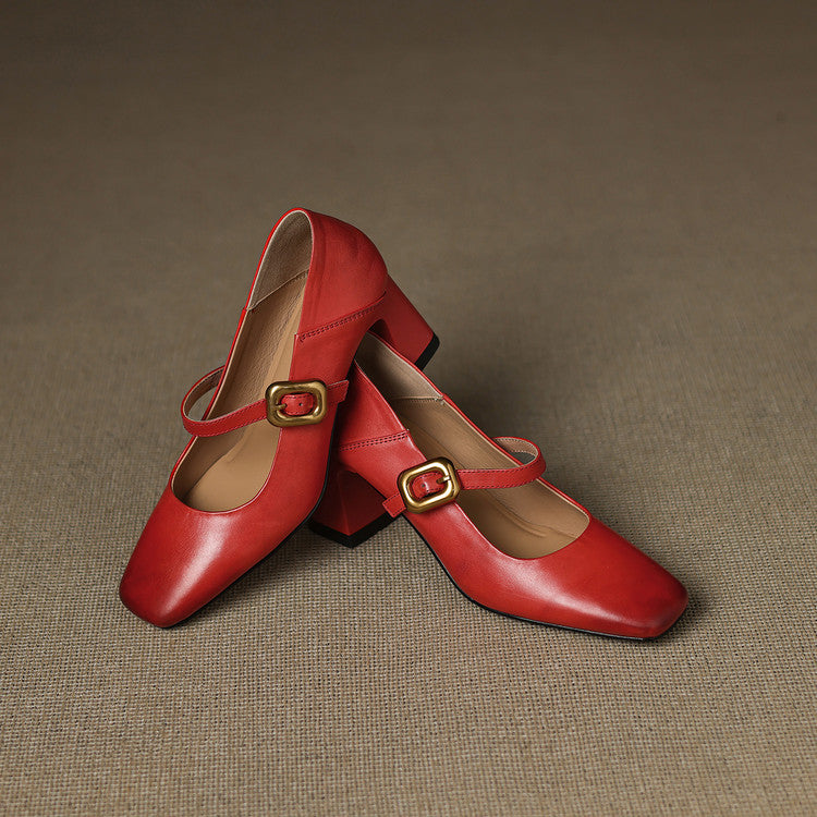 Anna-Berg | Genuine Leather Heels