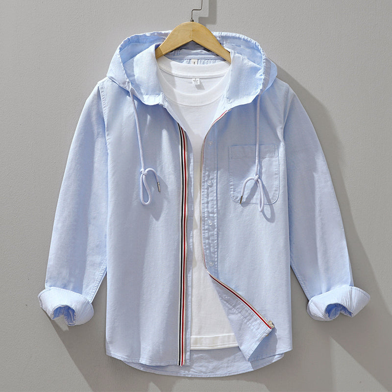 Anna-Berg | Hooded Cotton Shirt