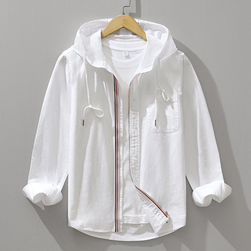 Anna-Berg | Hooded Cotton Shirt