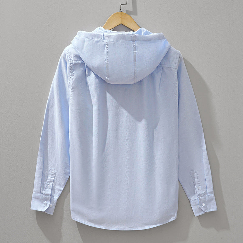 Anna-Berg | Hooded Cotton Shirt