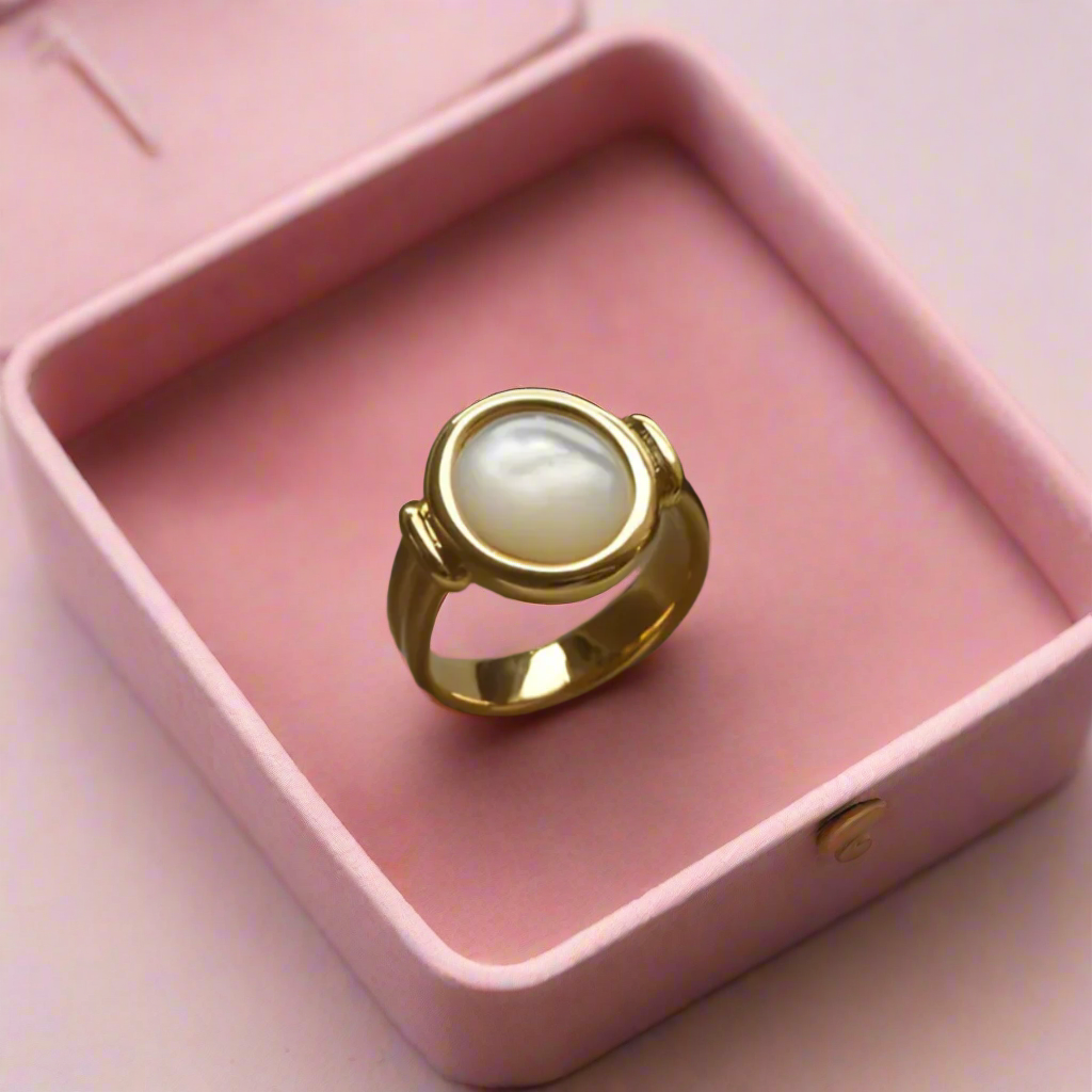 Elegant All Pearls Ring