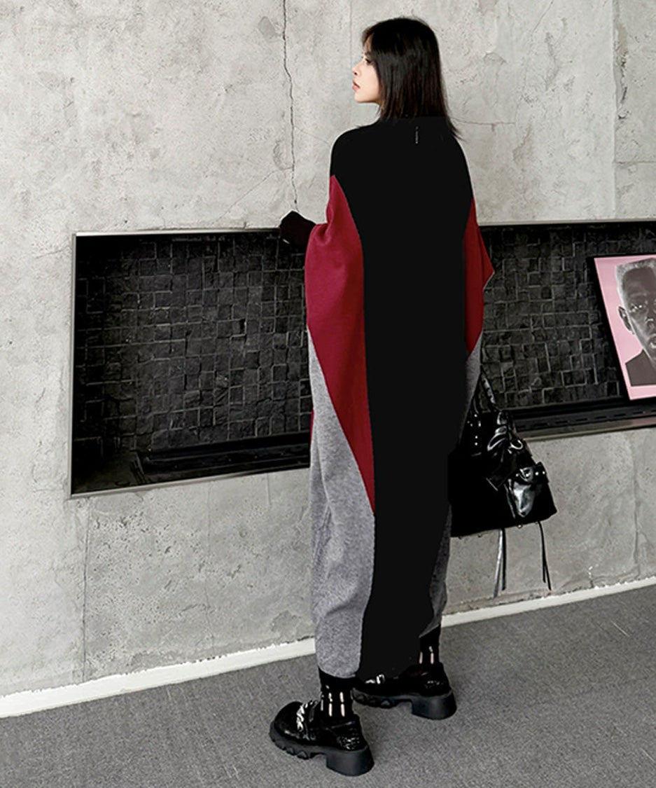 Anna-Berg | Panel Knit Long Dress