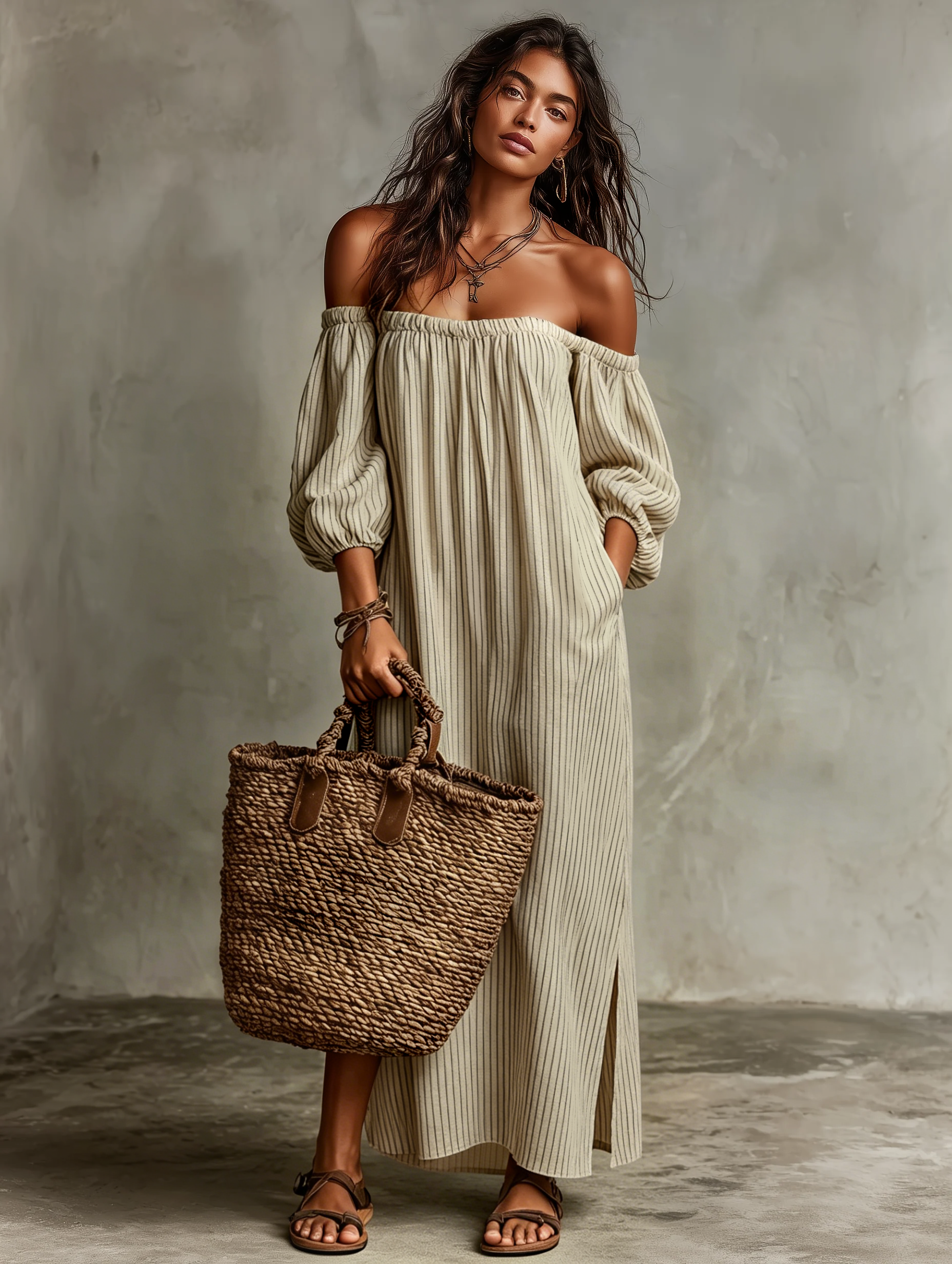 Anna-Berg | Linen Casual Dress