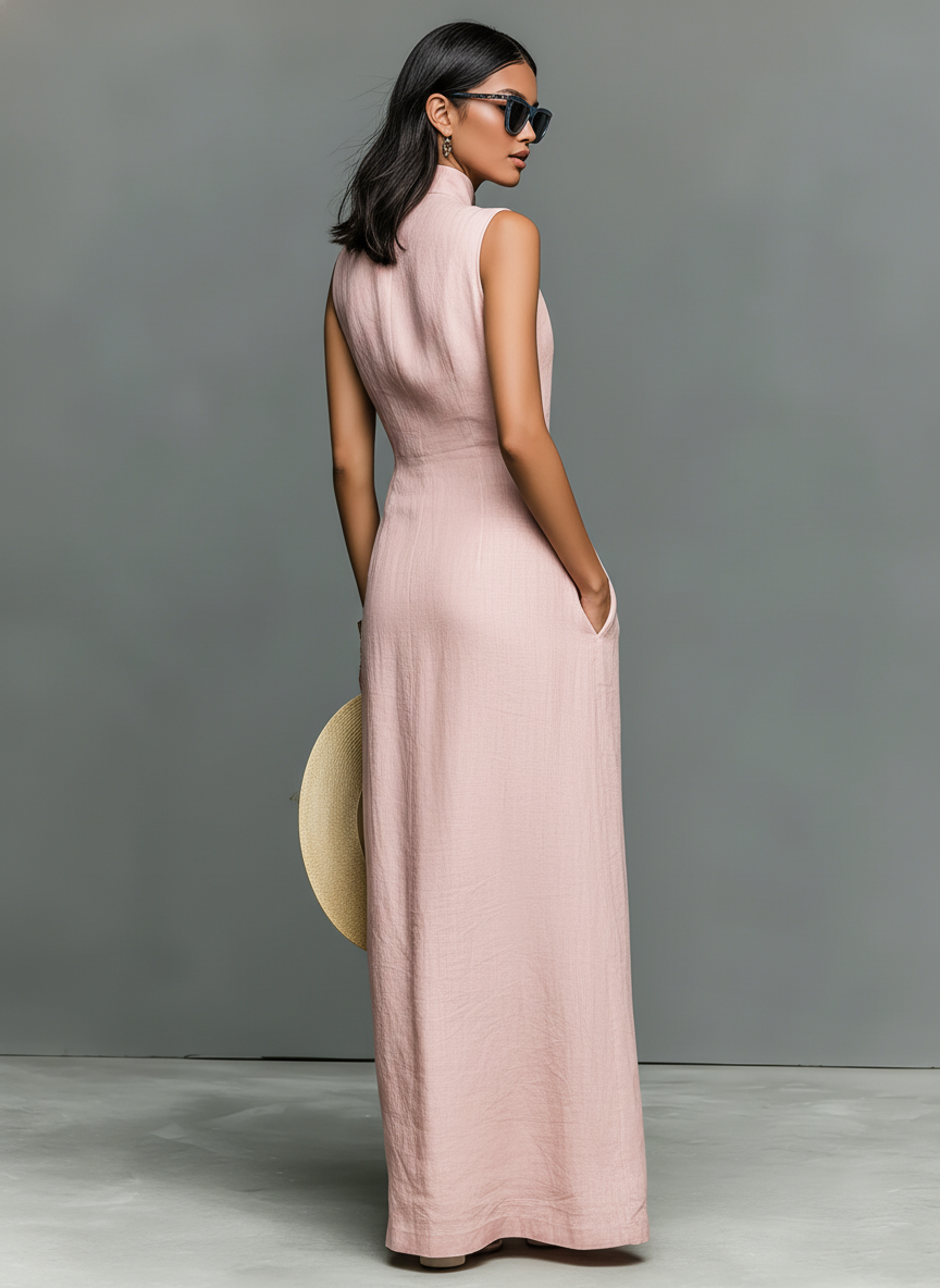 Anna-Berg | Linen Sleeveless Dress