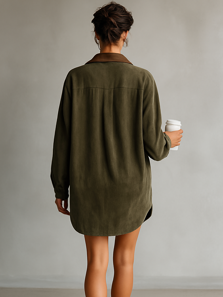 Anna-Berg | Suede Dress