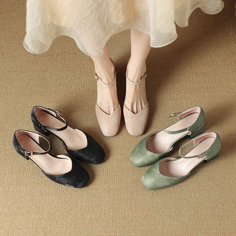 Anna-Berg | Block Heel Mules