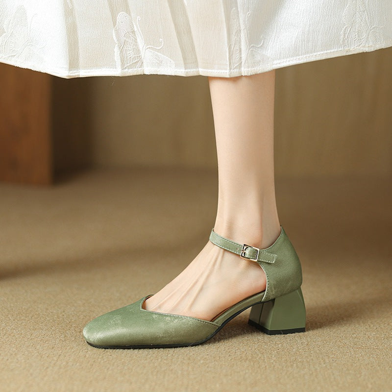 Anna-Berg | Block Heel Mules
