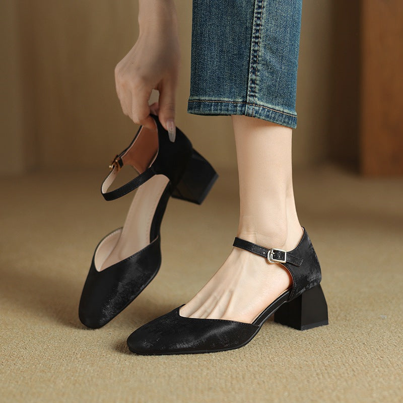 Anna-Berg | Block Heel Mules