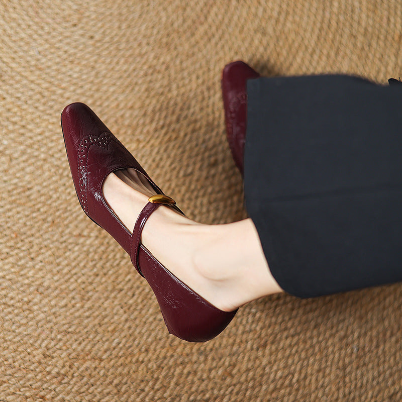 Anna-Berg | Classic Pointed Toe Heels in Leather