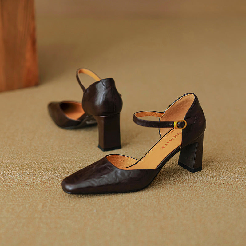 Anna-Berg | Genuine Leather Heels