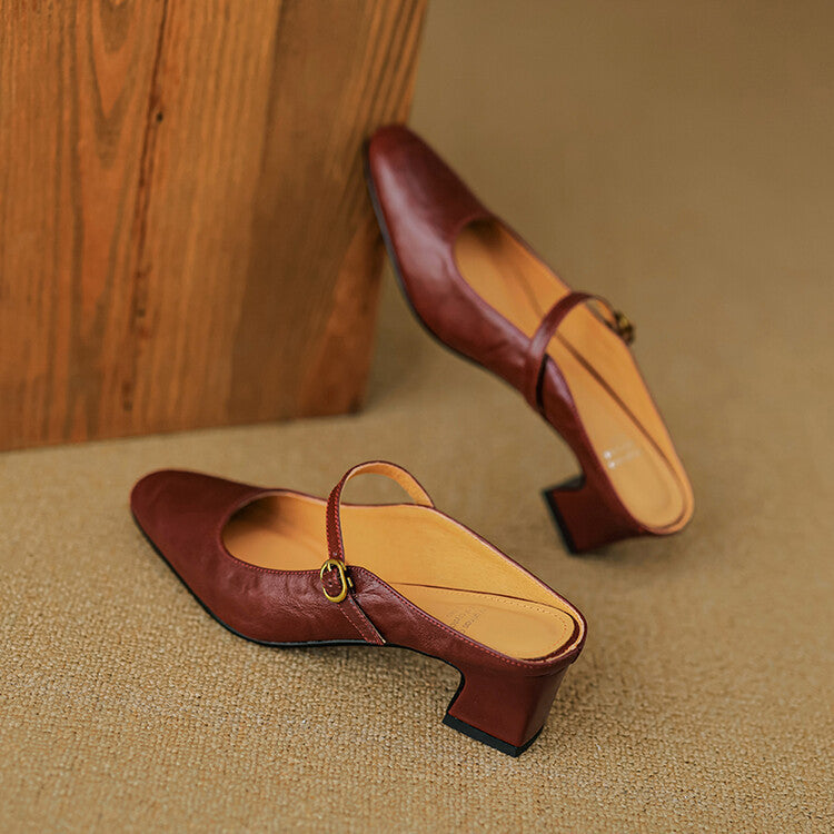 Anna-Berg | Genuine Leather Mules