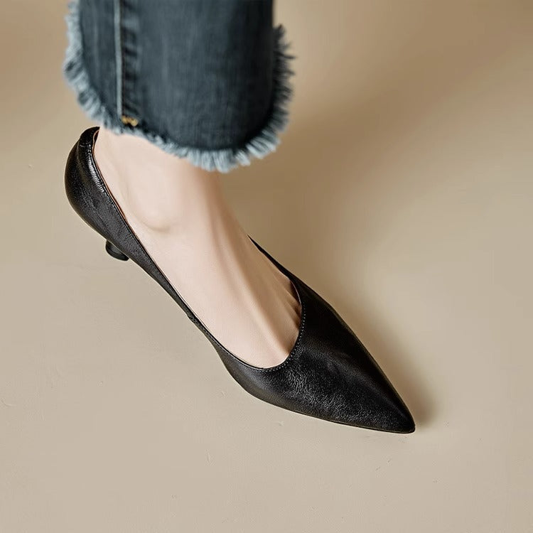 Anna-Berg | Genuine Leather Heels