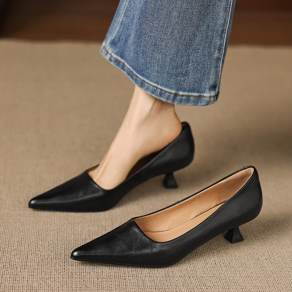 Anna-Berg | Genuine Leather Heels