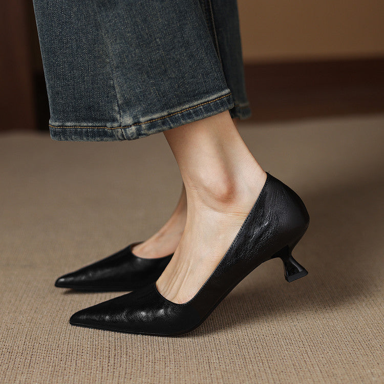 Anna-Berg | Genuine Leather Heels
