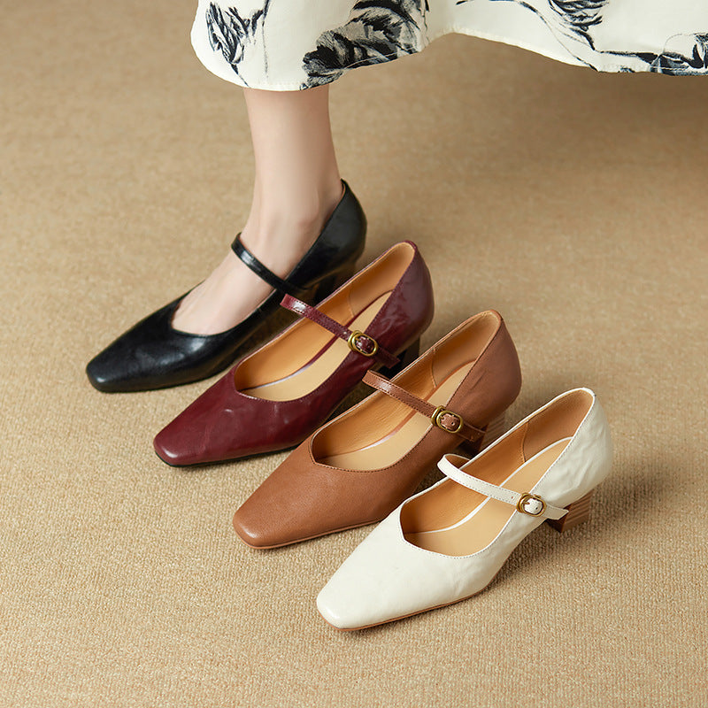 Anna-Berg | Genuine Leather Heels