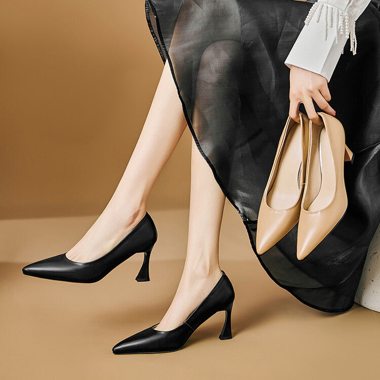 Anna-Berg | Genuine Leather Heels