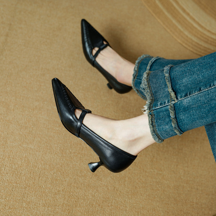 Anna-Berg | Genuine Leather Heels