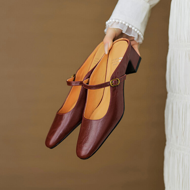 Anna-Berg | Genuine Leather Mules