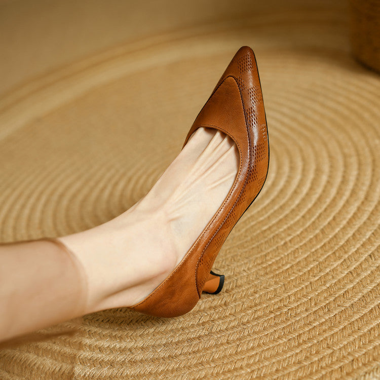 Anna-Berg | Genuine Leather Heels