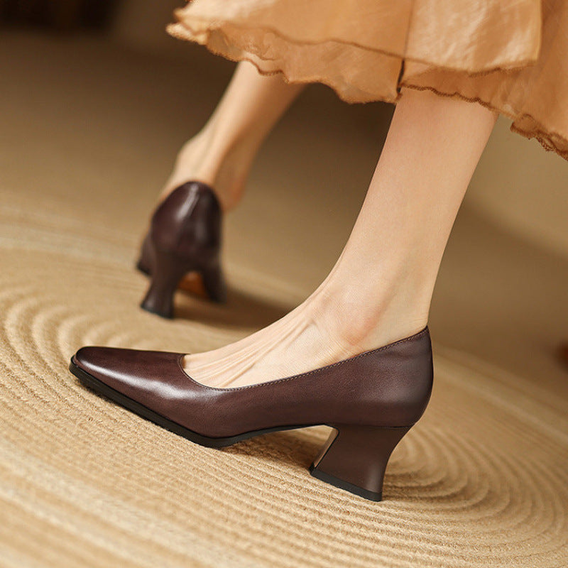 Anna-Berg | Genuine Leather Heels