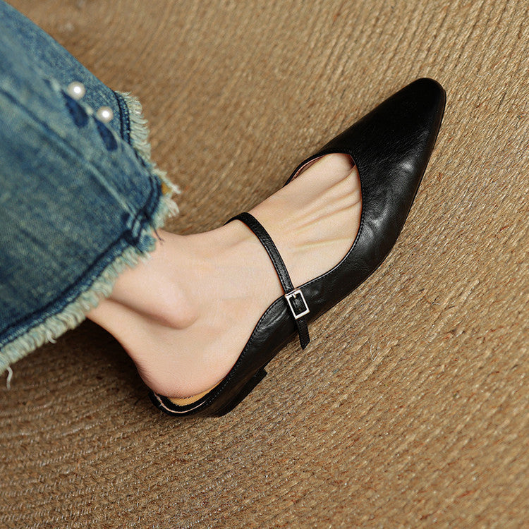 Anna-Berg | Mules + Genuine Leather