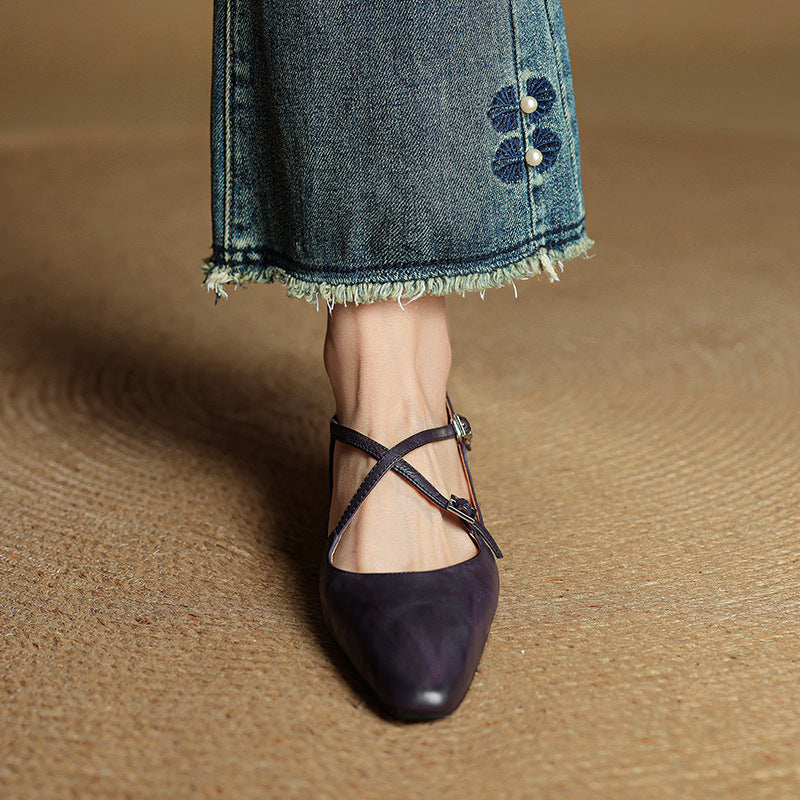 Anna-Berg | Genuine Leather Flats