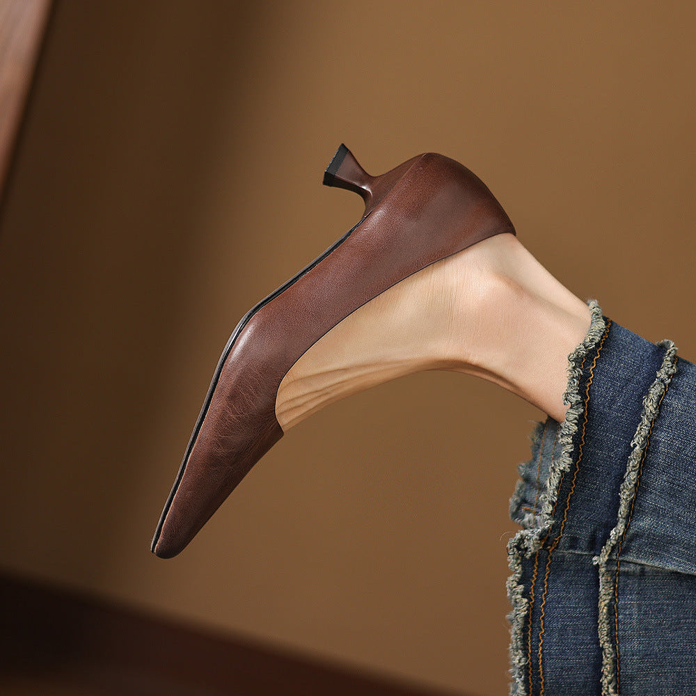 Anna-Berg | Genuine Leather Heels