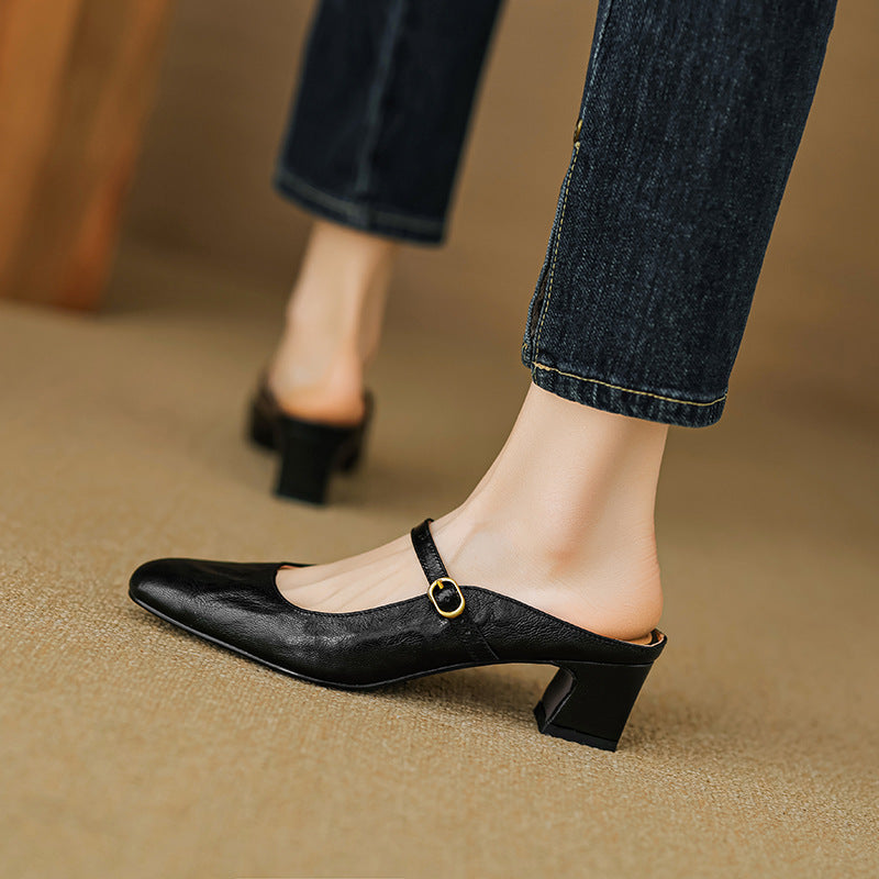 Anna-Berg | Genuine Leather Mules