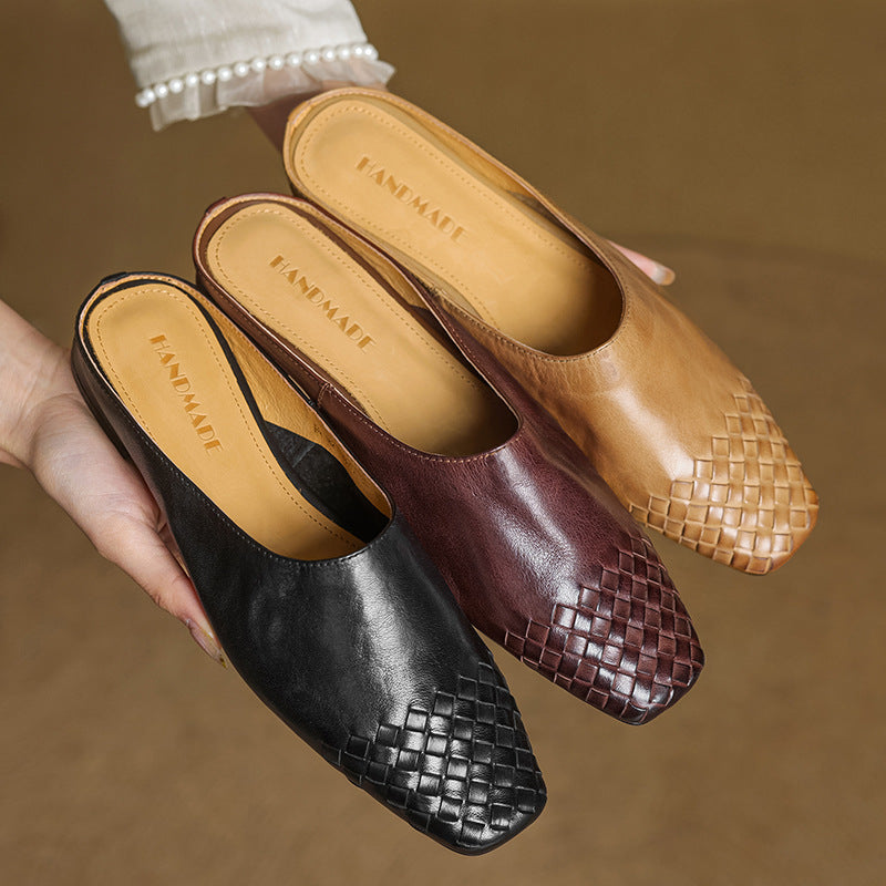Anna-Berg | Mules + Genuine Leather