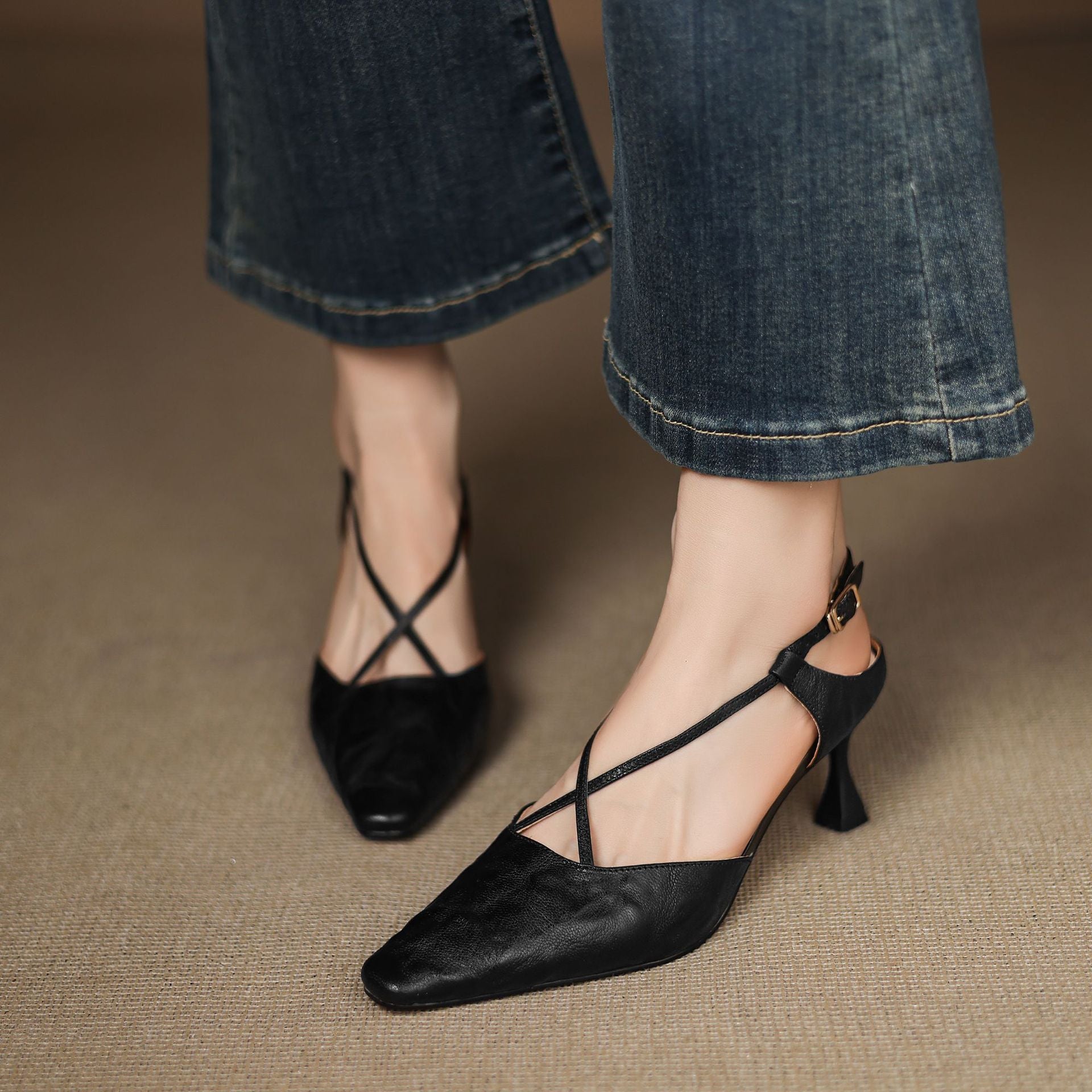 Anna-Berg | Genuine Leather Heels