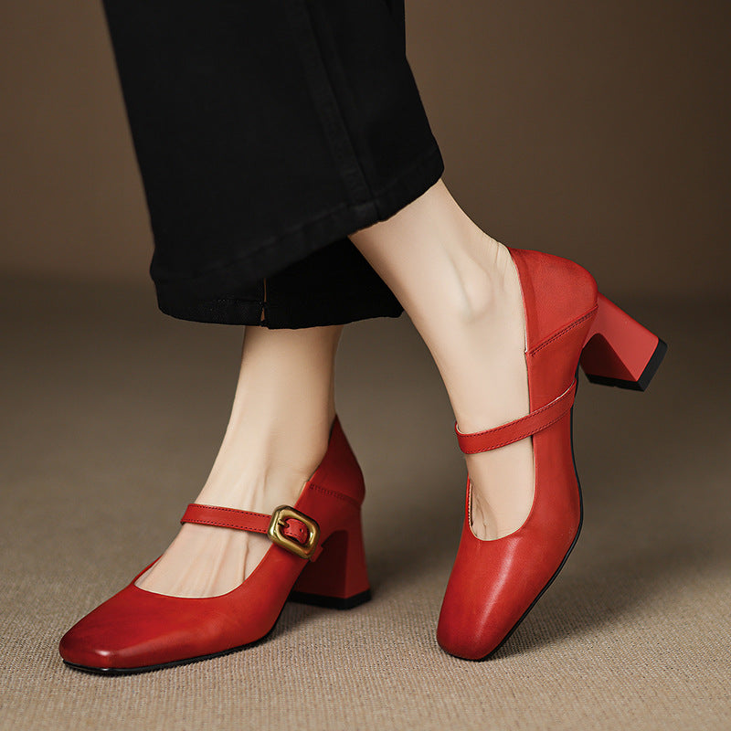 Anna-Berg | Genuine Leather Heels