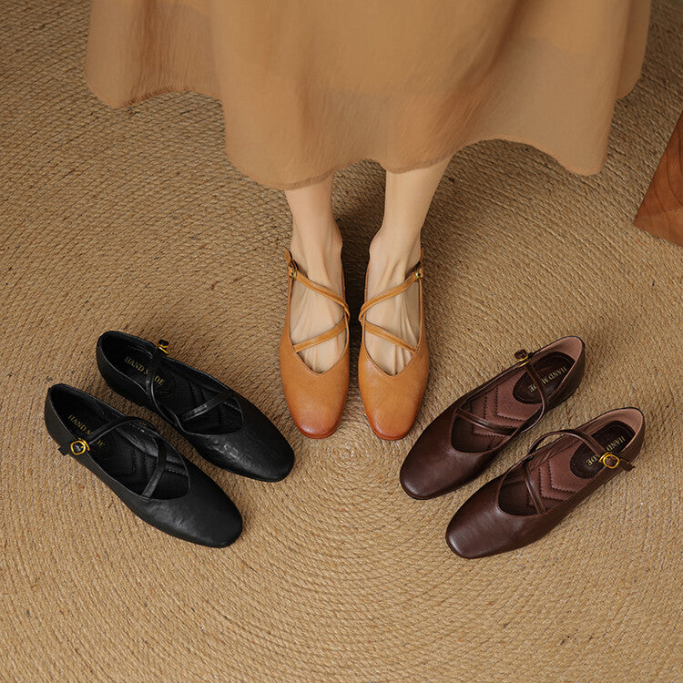 Anna-Berg | Genuine Leather Flats