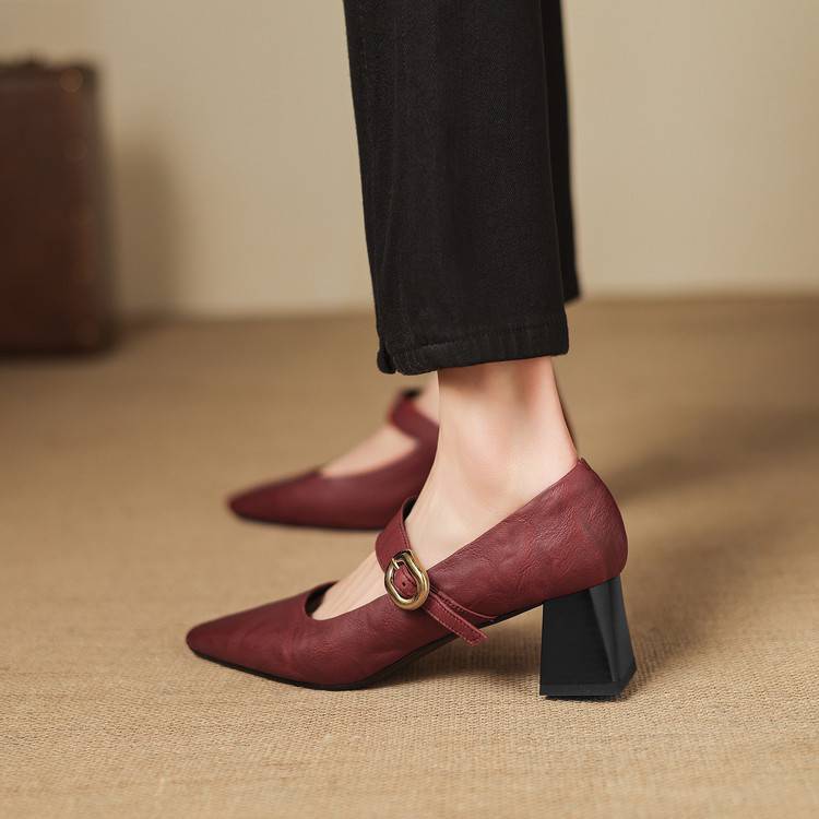 Anna-Berg | Genuine Leather Heels