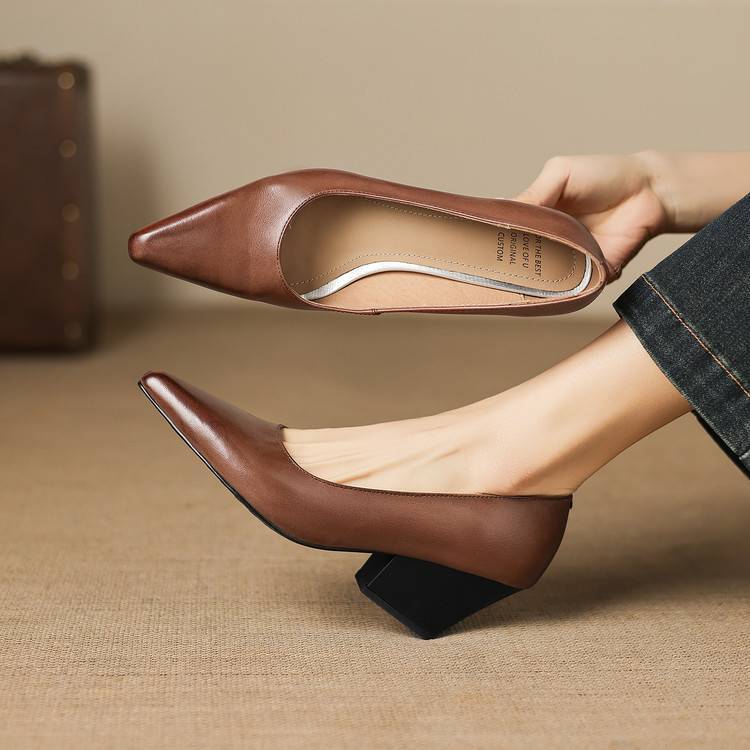 Anna-Berg | Genuine Leather Heels