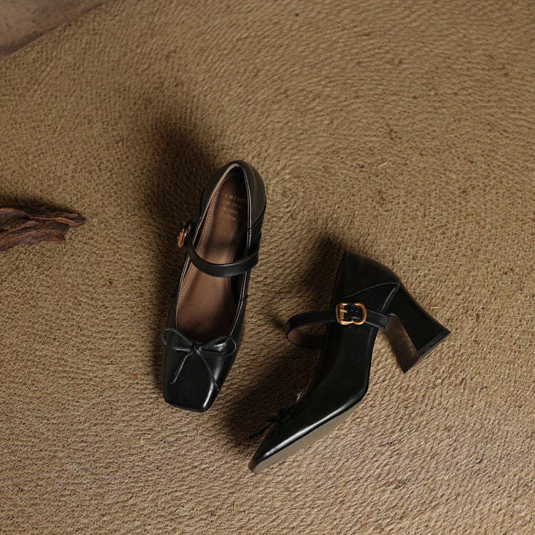 Anna-Berg | Genuine Leather Heels